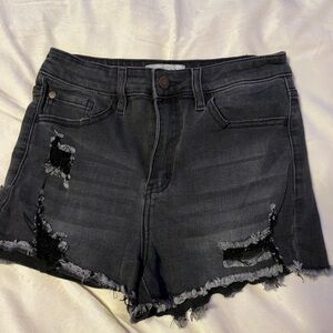 Women’s Black Jean Shorts